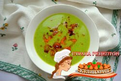 суп с зеленым горошком