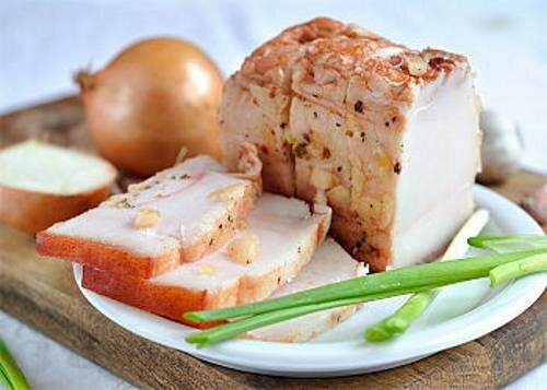 сало в луковой шелухе сало в луковой шелухе