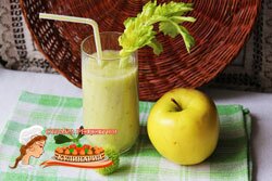 Зеленый смузи рецепт с яблоком и киви