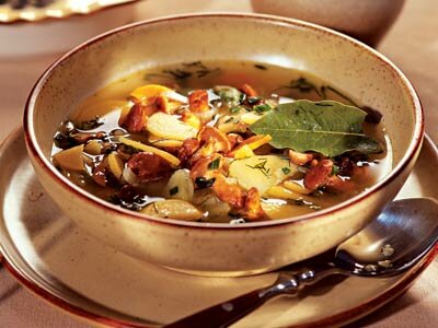 Грибной суп из свежих грибов с луком рецепт приготовления 