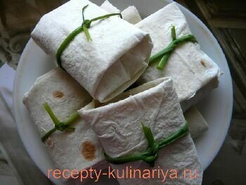 Лаваш с начинкой из салата с ветчиной рецепт Лаваш с начинкой из салата с ветчиной рецепт