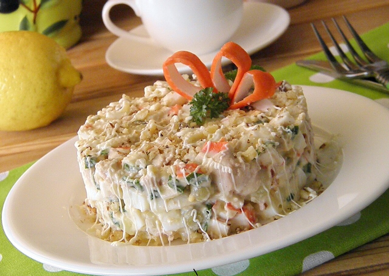Салаты вкусные можно приготовить какие